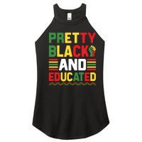 Black History Month Celebration Print Women's Perfect Tri Rocker Tank