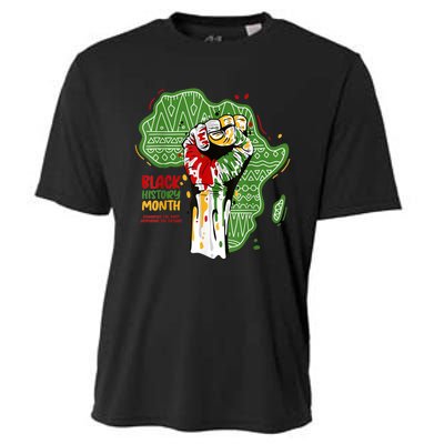 Black History Month Pride Fist Juneteenth Cooling Performance Crew T-Shirt