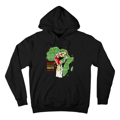 Black History Month Pride Fist Juneteenth Hoodie