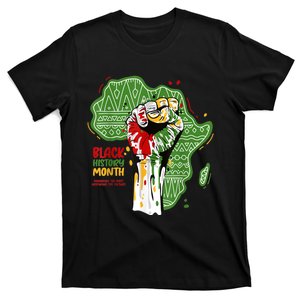 Black History Month Pride Fist Juneteenth T-Shirt