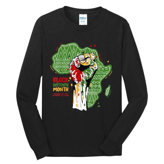 Black History Month Pride Fist Juneteenth Tall Long Sleeve T-Shirt