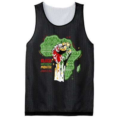 Black History Month Pride Fist Juneteenth Mesh Reversible Basketball Jersey Tank