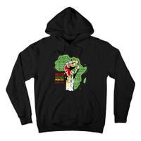 Black History Month Pride Fist Juneteenth Tall Hoodie