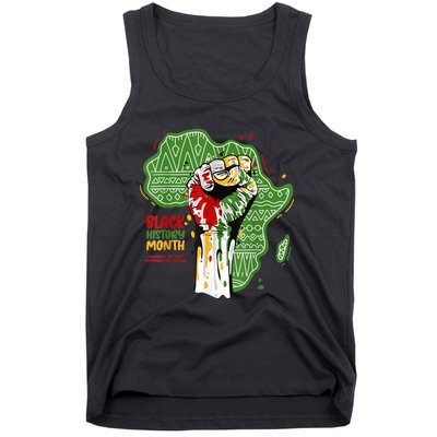 Black History Month Pride Fist Juneteenth Tank Top