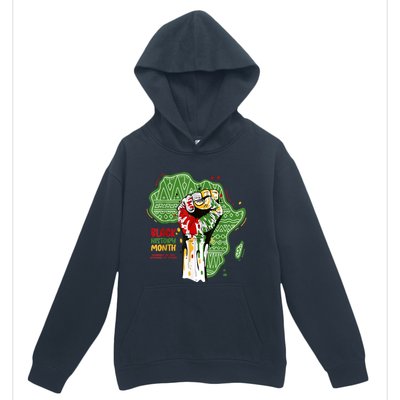 Black History Month Pride Fist Juneteenth Urban Pullover Hoodie