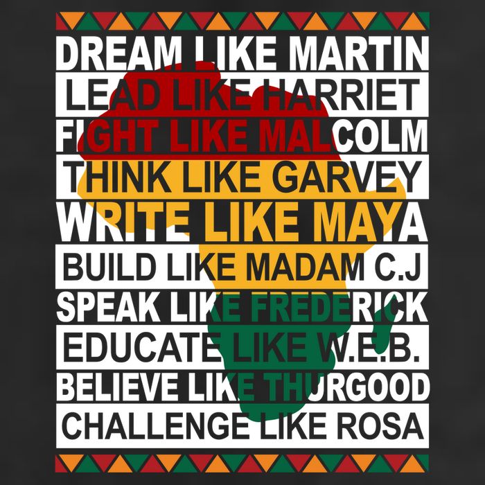 Black History Month Dream Like African Leader Cool Comfort Performance Bucket Hat