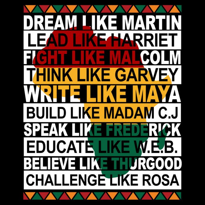 Black History Month Dream Like African Leader Kids Sweatshirt