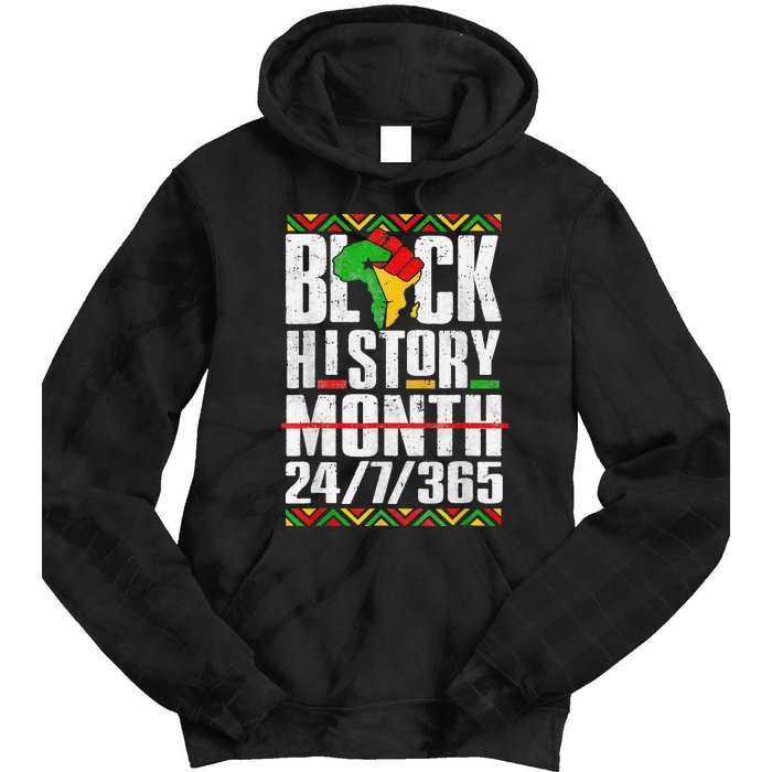 Black History Month 247365 Melanin African Black Power Tie Dye Hoodie