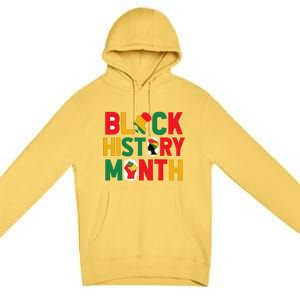 Black History Month Celebration Graphic Premium Pullover Hoodie