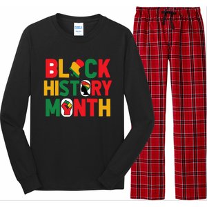 Black History Month Celebration Graphic Long Sleeve Pajama Set