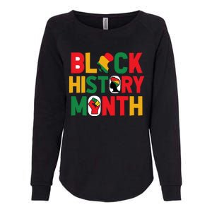 Black History Month Celebration Graphic Womens California Wash Sweatshirt