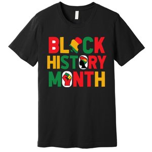 Black History Month Celebration Graphic Premium T-Shirt