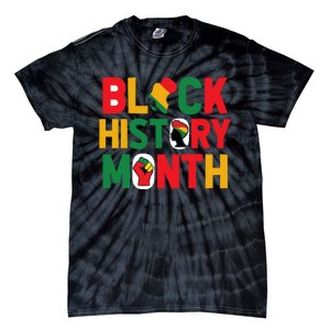 Black History Month Celebration Graphic Tie-Dye T-Shirt