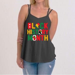 Black History Month Celebration Graphic Women's Strappy Tank