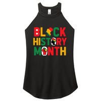 Black History Month Celebration Graphic Women's Perfect Tri Rocker Tank