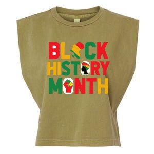 Black History Month Celebration Graphic Garment-Dyed Women's Muscle Tee