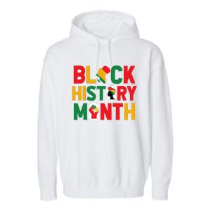 Black History Month Celebration Graphic Garment-Dyed Fleece Hoodie