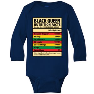 Black History Month Design African American Cool Gift Baby Long Sleeve Bodysuit