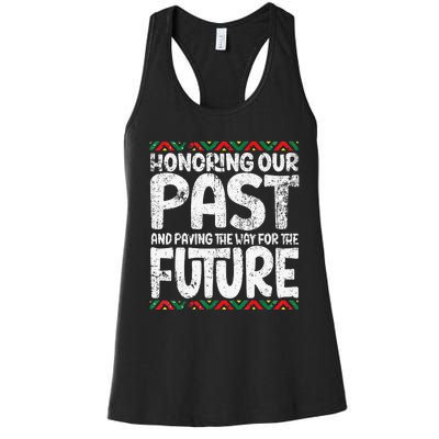 Black History Month Juneteenth Black Pride Women's Racerback Tank