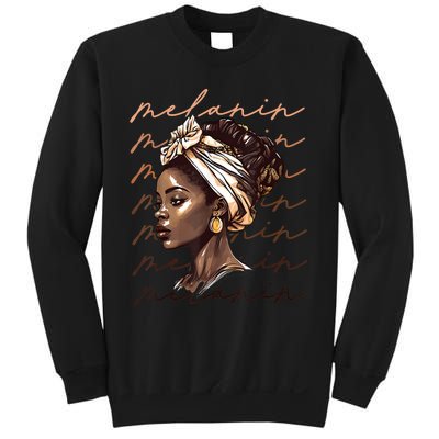 Black History Month African American Black Melanin Queen Sweatshirt