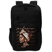 Black History Month African American Black Melanin Queen Impact Tech Backpack