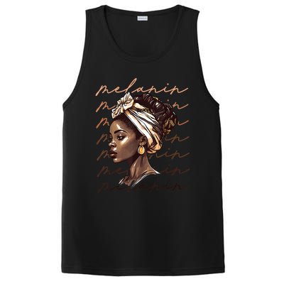 Black History Month African American Black Melanin Queen PosiCharge Competitor Tank