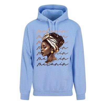 Black History Month African American Black Melanin Queen Unisex Surf Hoodie