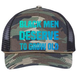 Black History Month Black Deserve To Grow Old Great Gift Retro Rope Trucker Hat Cap