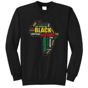 Black History Month Honoring Past Inspiring Future Women Sweatshirt