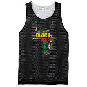 Black History Month Honoring Past Inspiring Future Women Mesh Reversible Basketball Jersey Tank