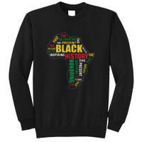 Black History Month Honoring Past Inspiring Future Women Tall Sweatshirt