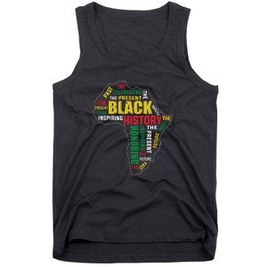 Black History Month Honoring Past Inspiring Future Women Tank Top