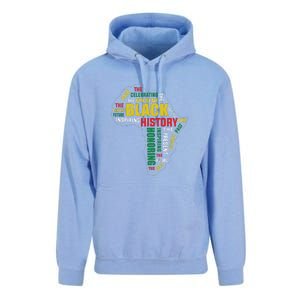 Black History Month Honoring Past Inspiring Future Women Unisex Surf Hoodie