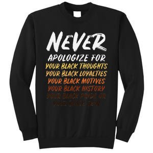 Black History Month Not Sorry For Being Black Sweatshirt