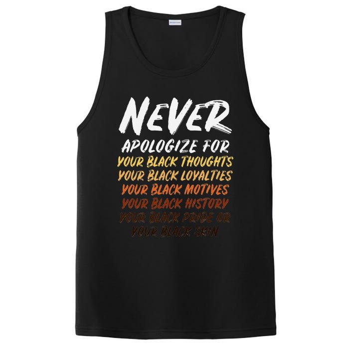 Black History Month Not Sorry For Being Black PosiCharge Competitor Tank