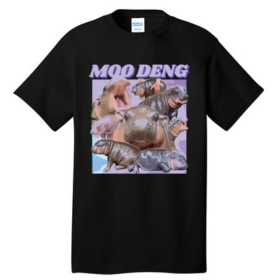 Baby Hippo Moo Deng Tall T-Shirt