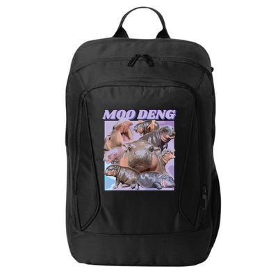 Baby Hippo Moo Deng City Backpack