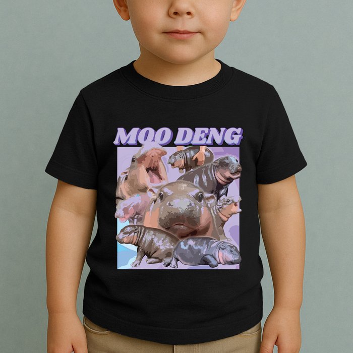 Baby Hippo Moo Deng Toddler T-Shirt