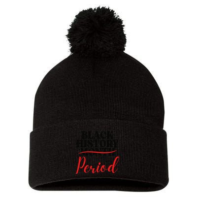 Black History Month Period African American Pom Pom 12in Knit Beanie