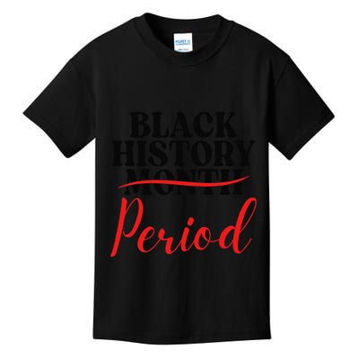 Black History Month Period African American Kids T-Shirt