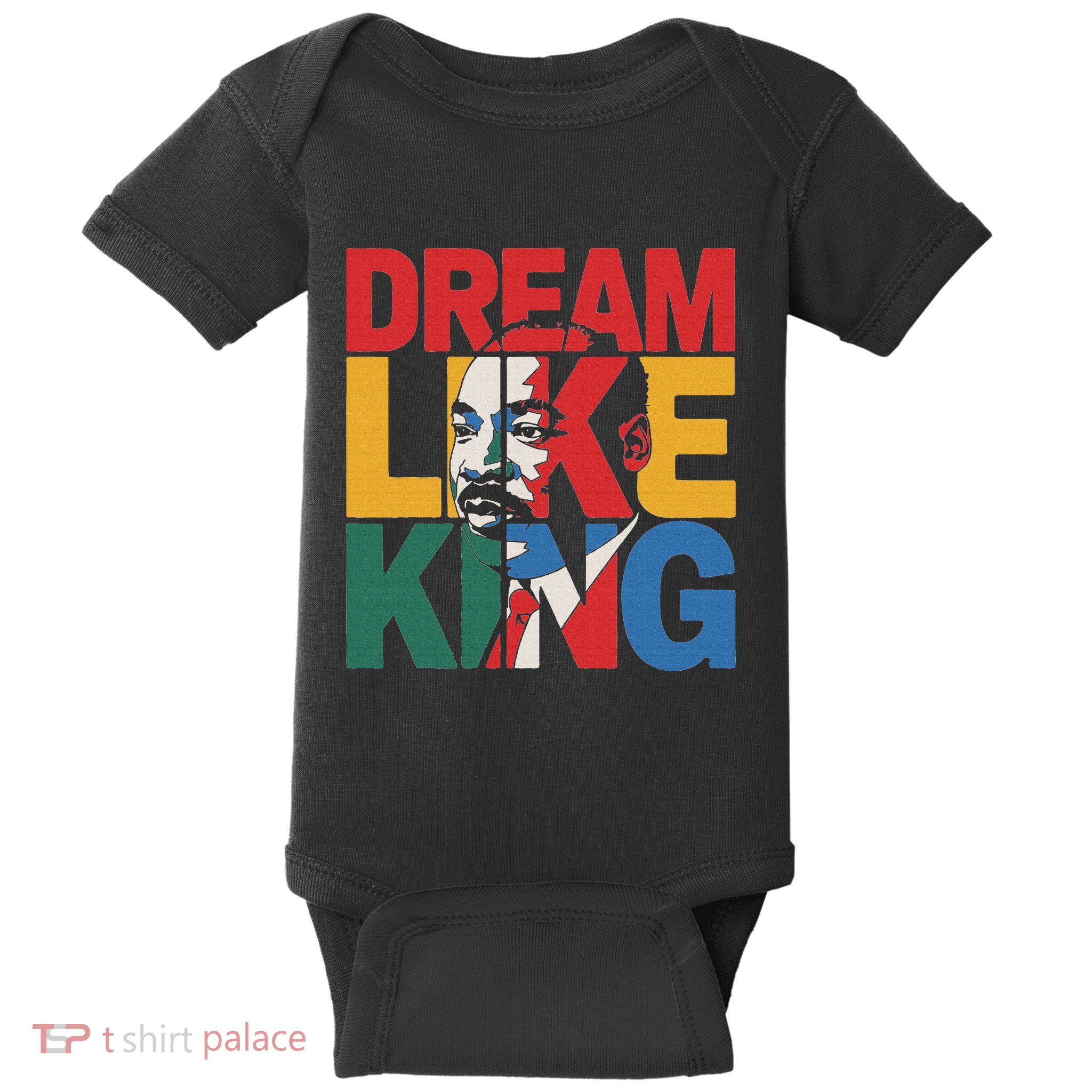 Black History Month Dream Like King African Leader Bhm Baby Bodysuit