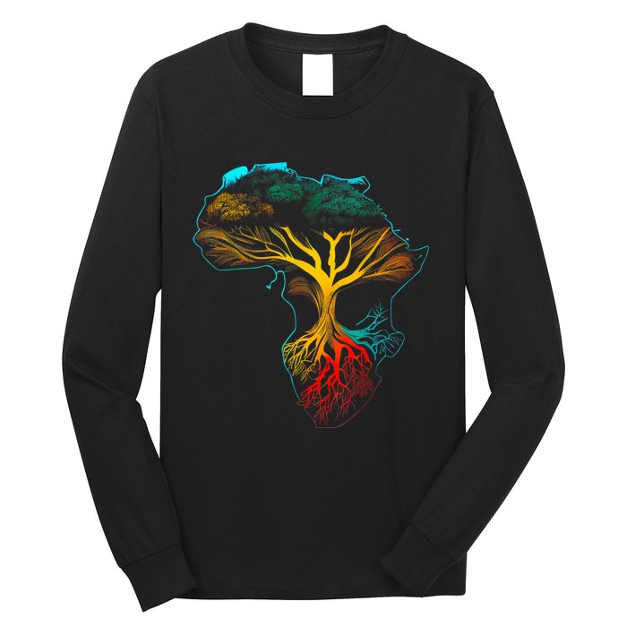 Black History Month African American Ancestors' Roots Long Sleeve Shirt