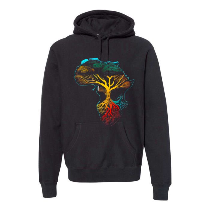 Black History Month African American Ancestors' Roots Premium Hoodie