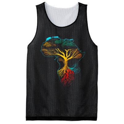 Black History Month African American Ancestors' Roots Mesh Reversible Basketball Jersey Tank