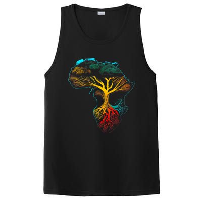 Black History Month African American Ancestors' Roots PosiCharge Competitor Tank