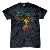 Black History Month African American Ancestors' Roots Tie-Dye T-Shirt