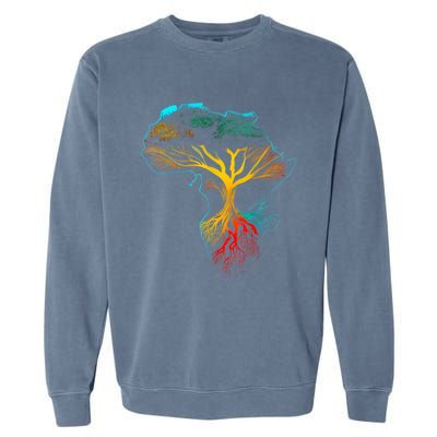 Black History Month African American Ancestors' Roots Garment-Dyed Sweatshirt