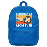 Best Hedgehog Mom Ever Love Hedgehogs Gift 16 in Basic Backpack