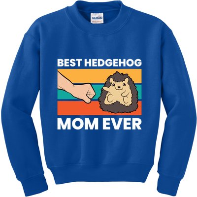 Best Hedgehog Mom Ever Love Hedgehogs Gift Kids Sweatshirt