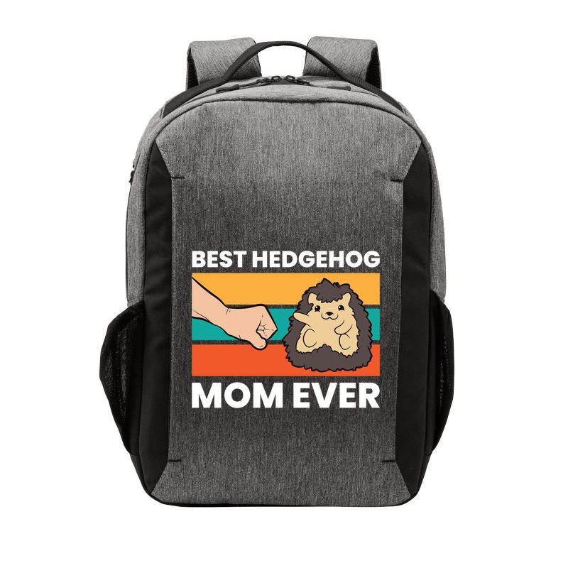 Best Hedgehog Mom Ever Love Hedgehogs Gift Vector Backpack